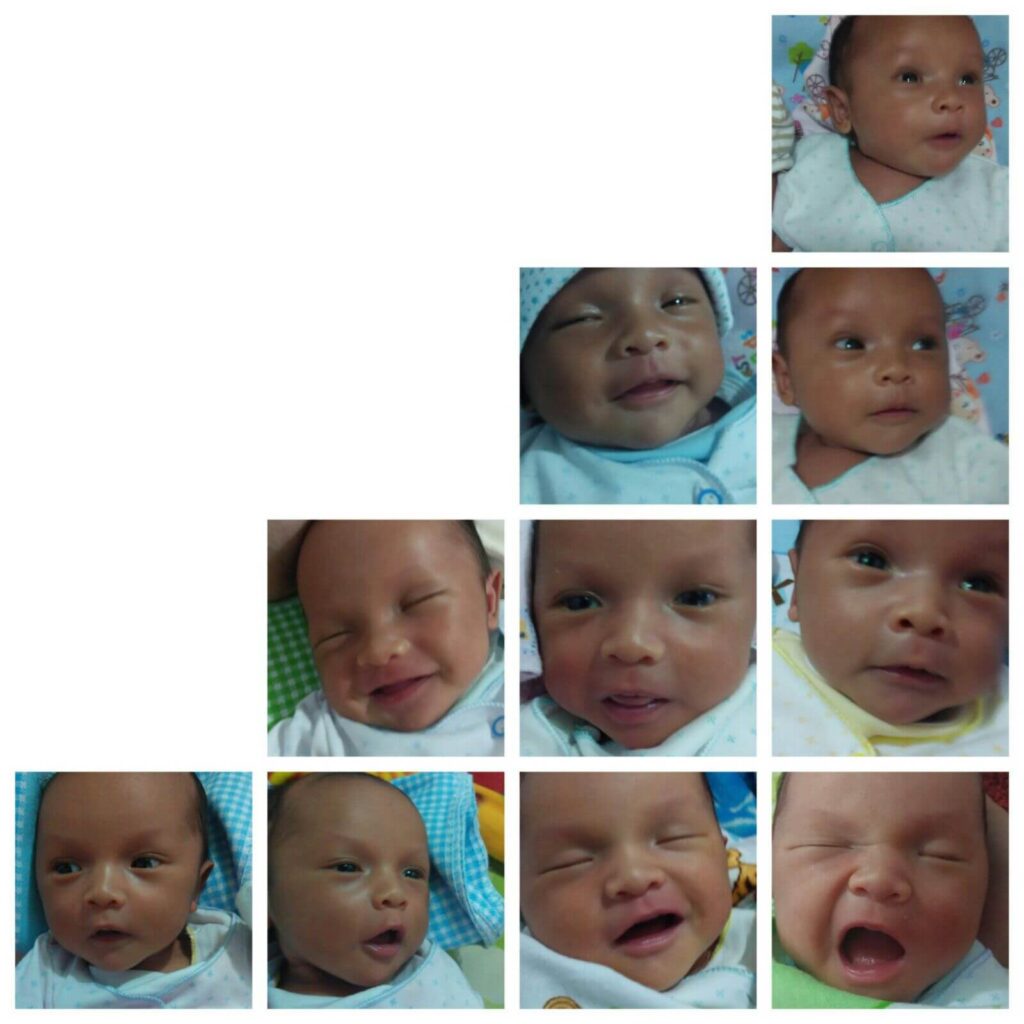 Kumpulan foto Rayan usia 1bulan