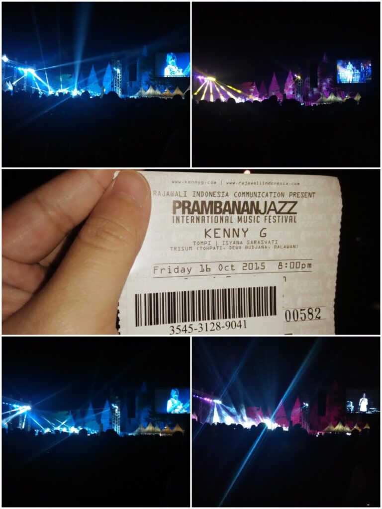 Konser Kenny G at Prambanan- okt 2015