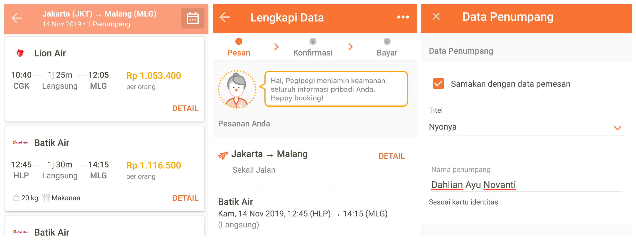 4.5. Tentukan jadwal dan mulai proses pemesanan