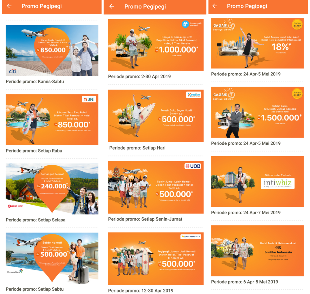 Promo di Pegipegi